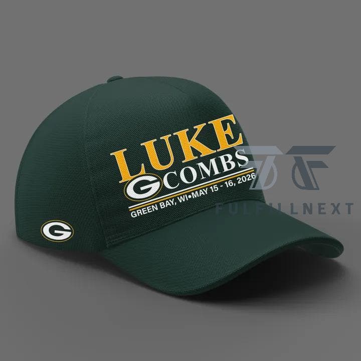 Luke Combs Green Bay Packers My Kinda Saturday Night Tour Hoodie - Image 3