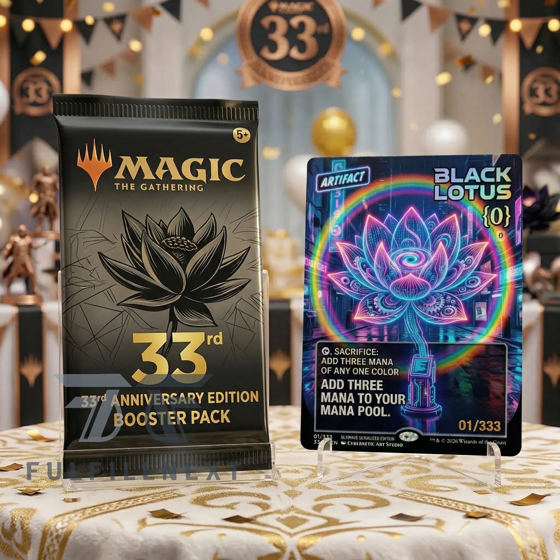 Magic The Gathering 33rd Anniversary Trading Cards - Image 3