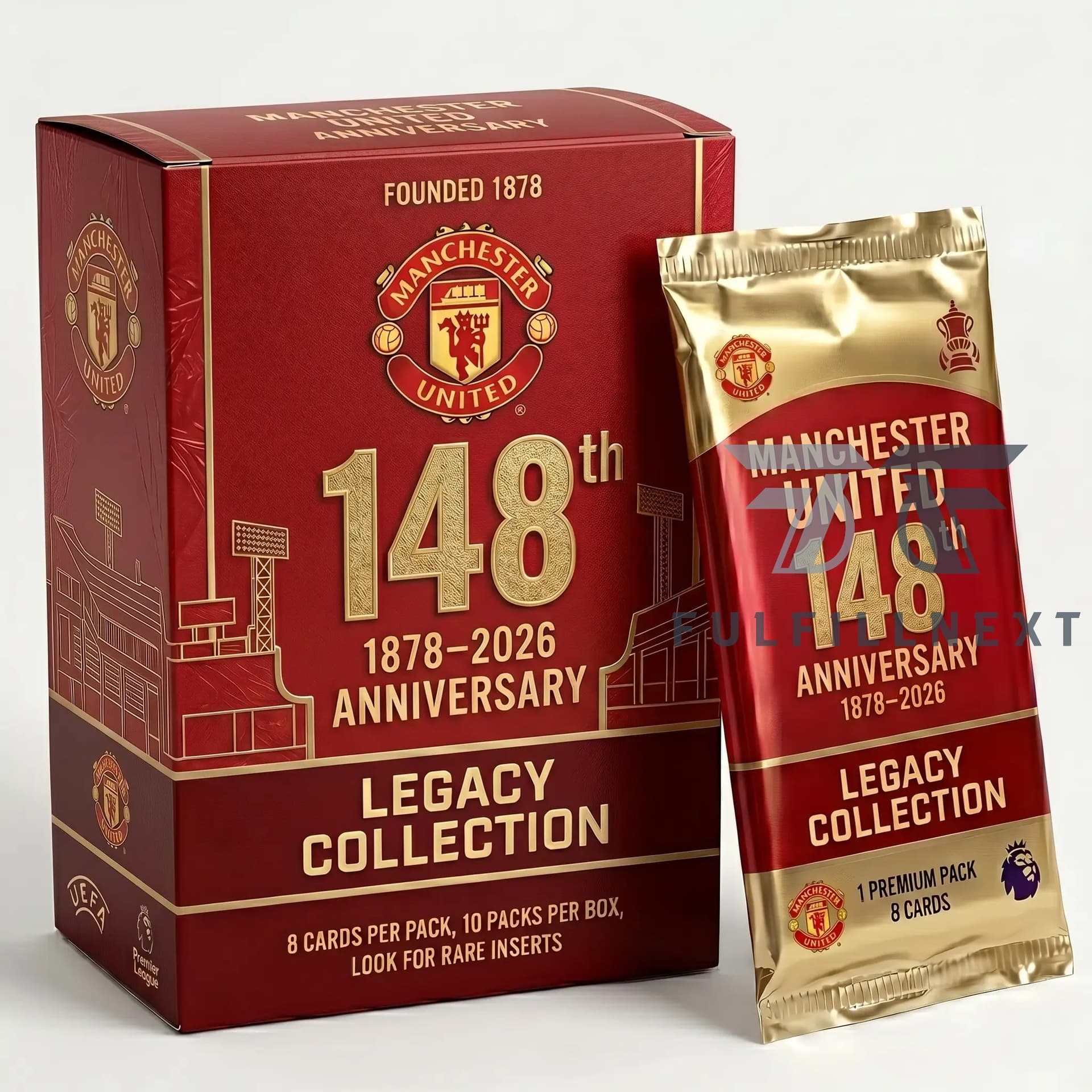 Manchester United 148th Anniversary Trading Card - Image 1