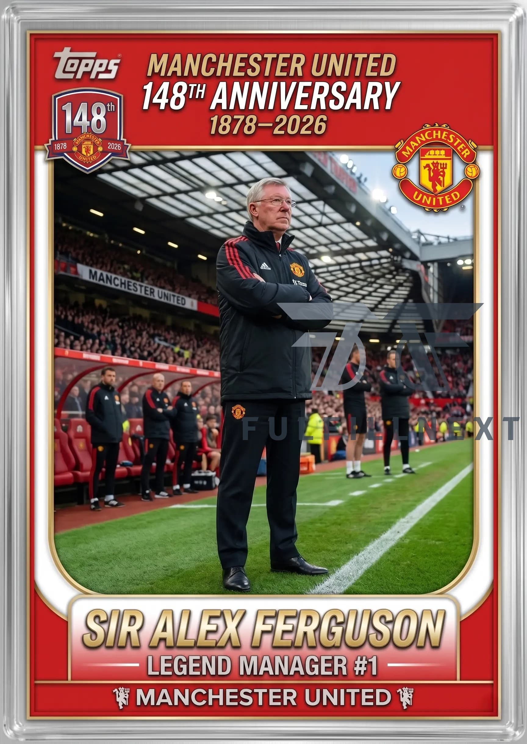 Manchester United 148th Anniversary Trading Card - Image 4