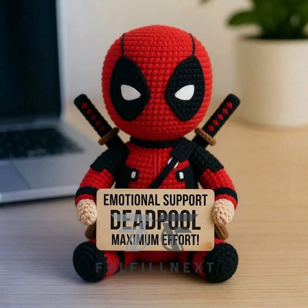 Marvel Emotional Support Crochet Doll - Image 1