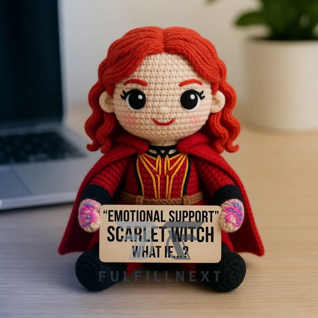 Marvel Emotional Support Crochet Doll - Image 14