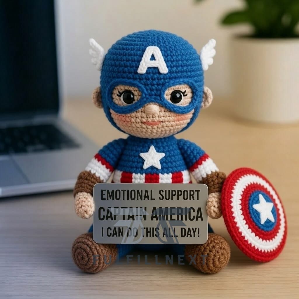 Marvel Emotional Support Crochet Doll - Image 5