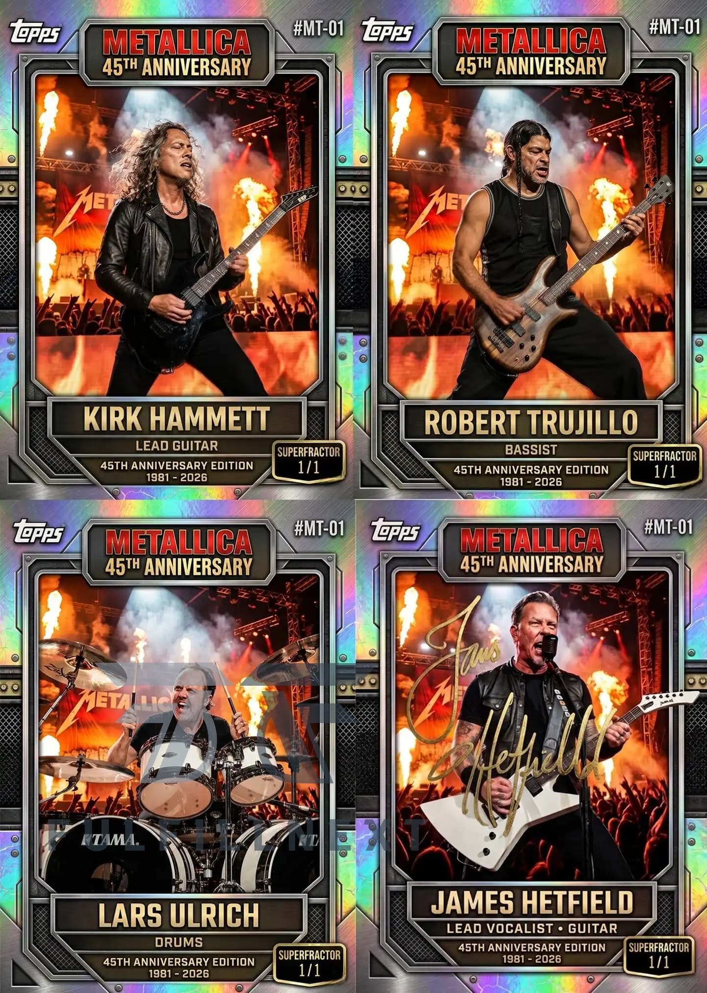 Metallica 45th Anniversary Trading Cards - Image 2