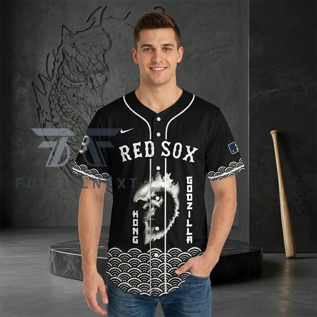 MLB All Team x Godzilla vs Kong Baseball Jersey - Image 2