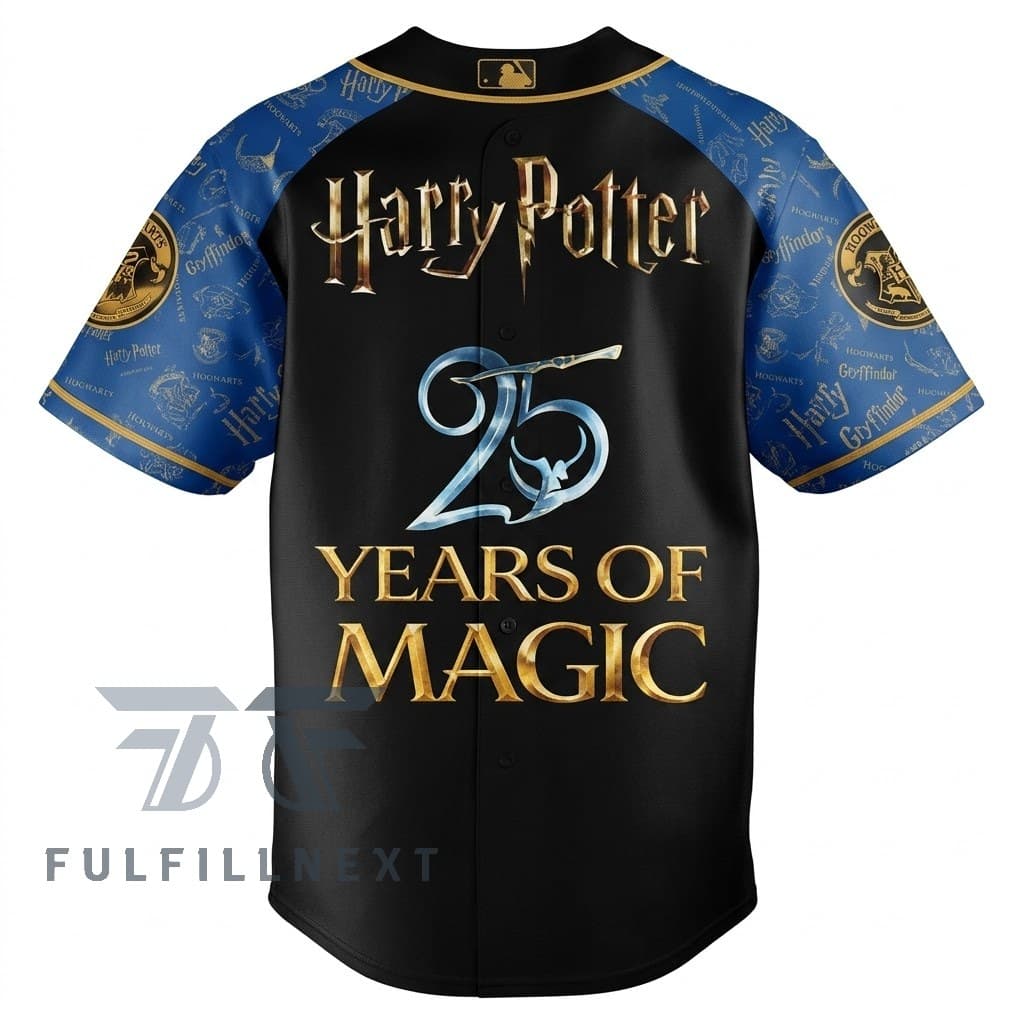 MLB All Team x Harry Potter 25 Years of Magic Baseball Jersey - Image 3