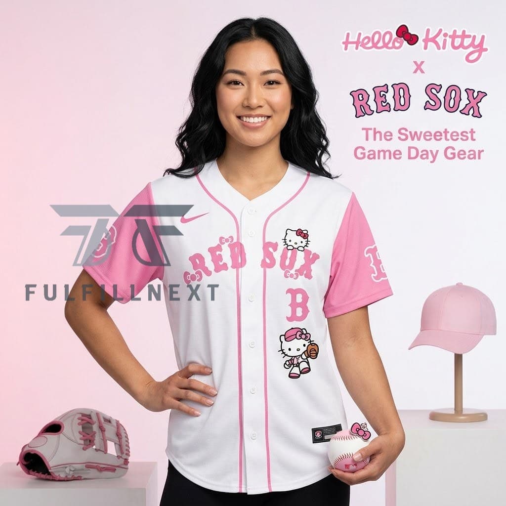 MLB All Team x Hello Kitty Baseball Jersey - Image 2