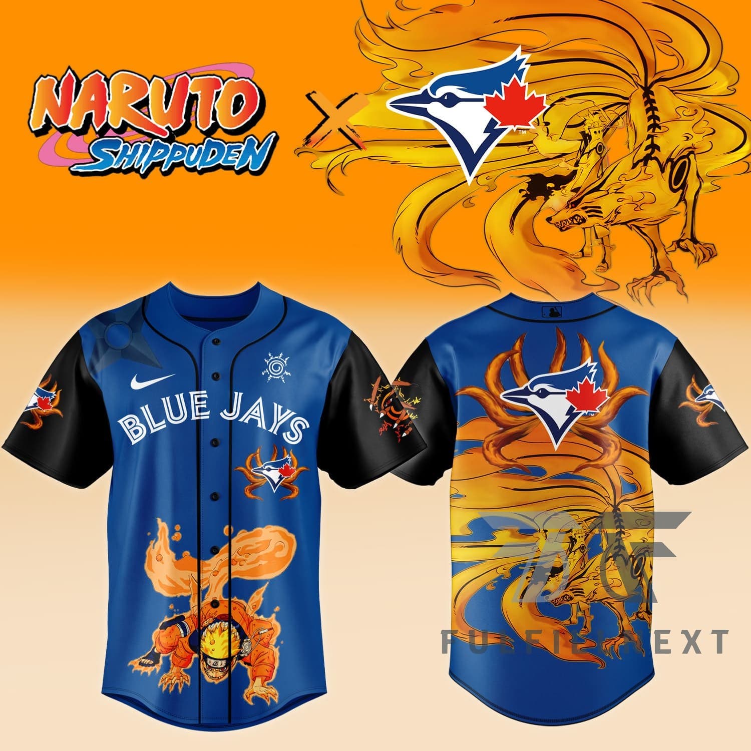 MLB All Team X Naruto Baseball Jersey - Image 2