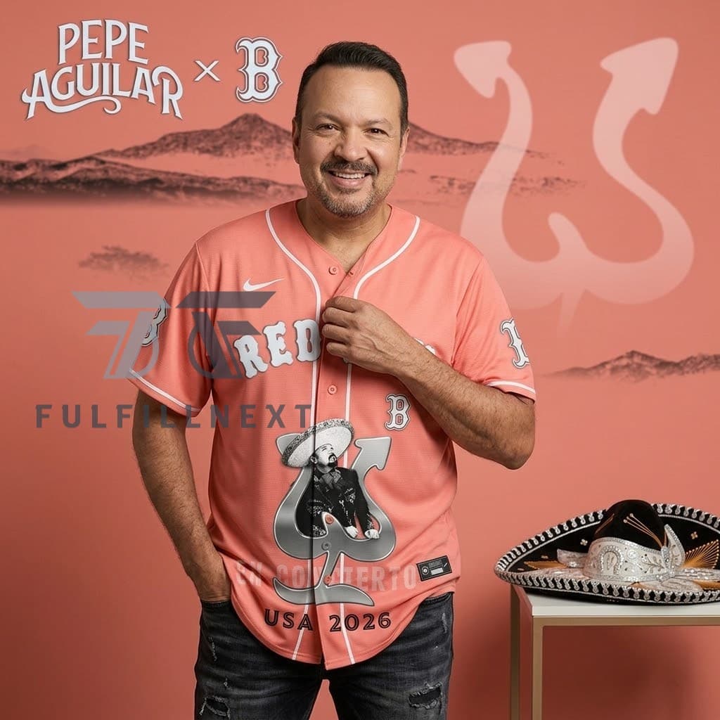 MLB All Team x Pepe Aguilar Concert Tour 2026 Baseball Jersey - Image 2