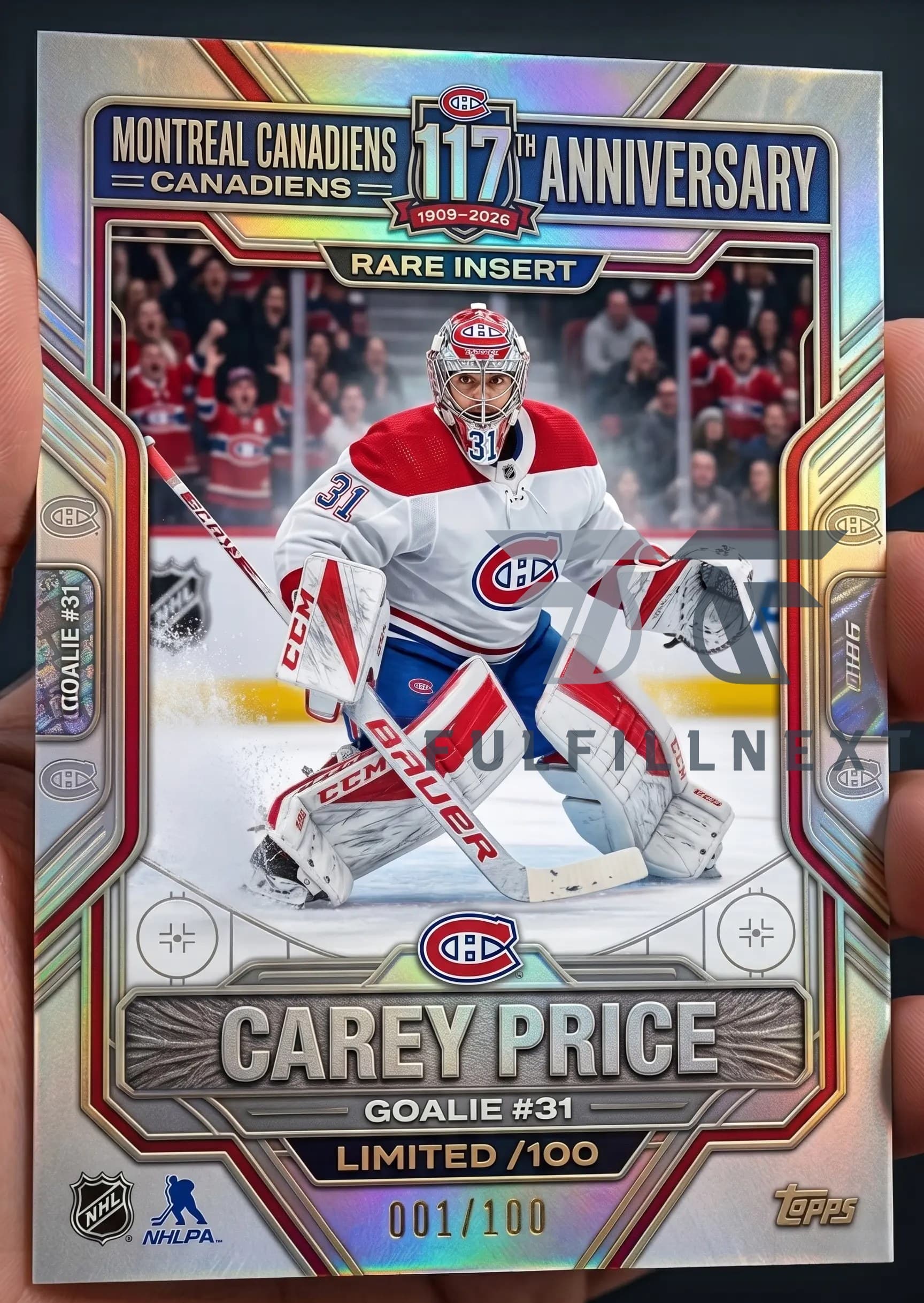 Montreal Canadiens 117th Anniversary Trading Cards - Image 3