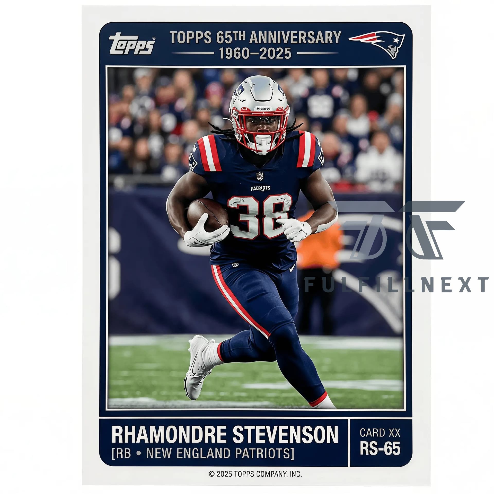 New England Patriots 65th Anniversary Trading Cards - Image 5