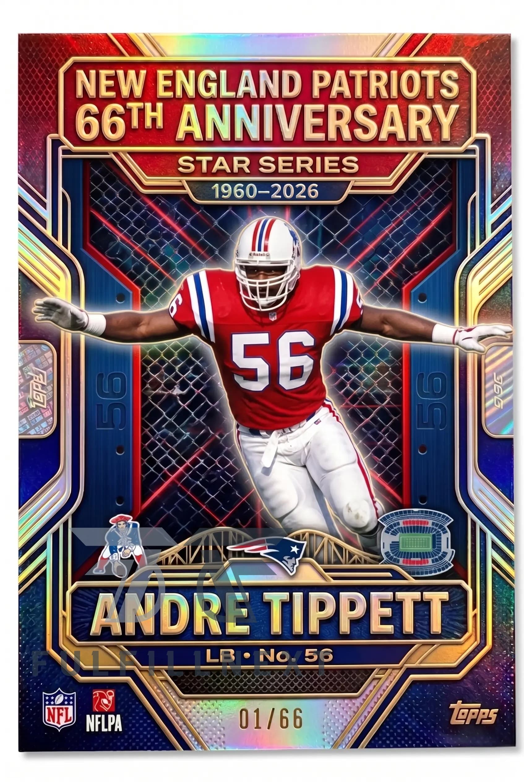New England Patriots 66th Anniversary Trading Cards - Image 10