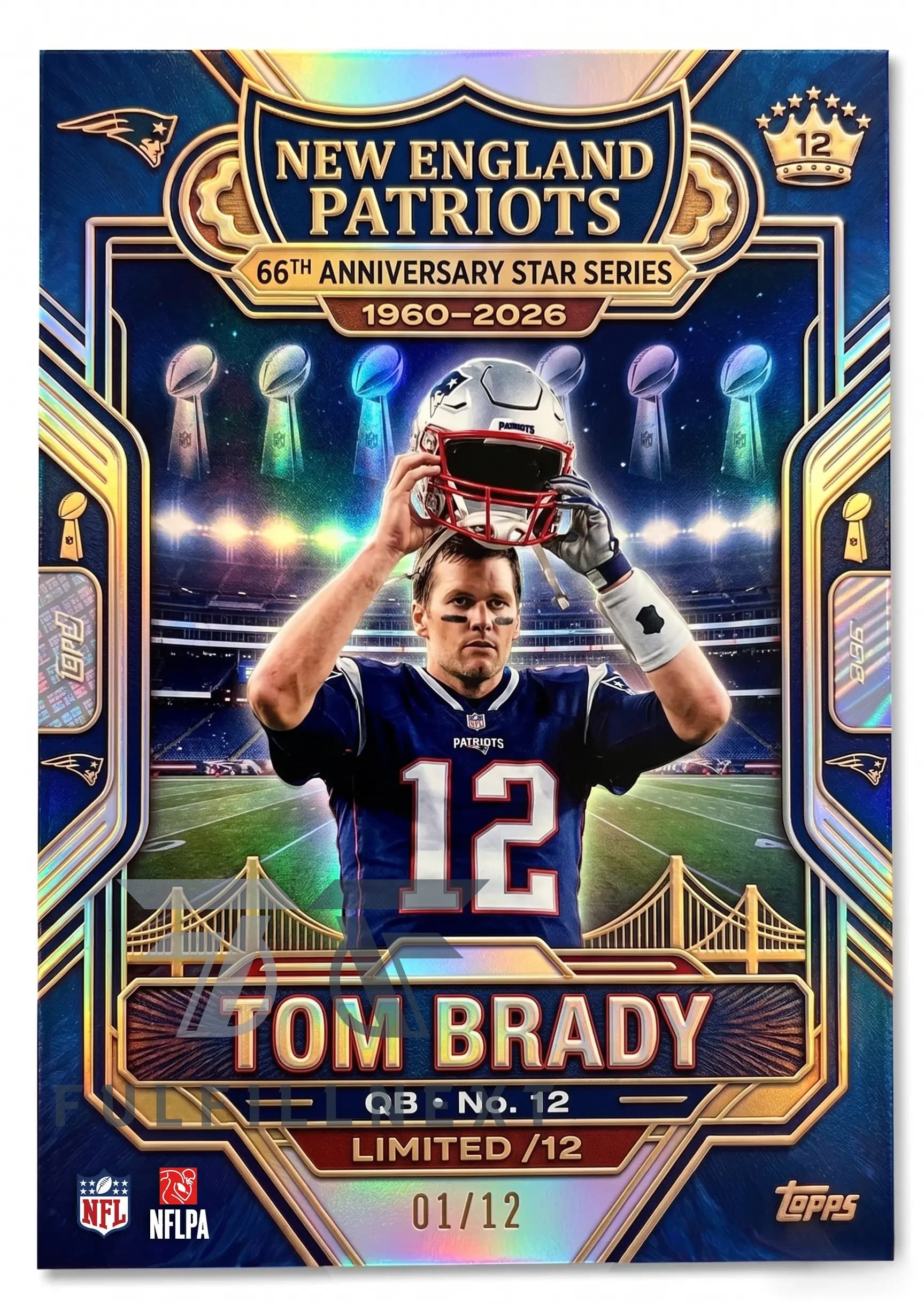 New England Patriots 66th Anniversary Trading Cards - Image 4