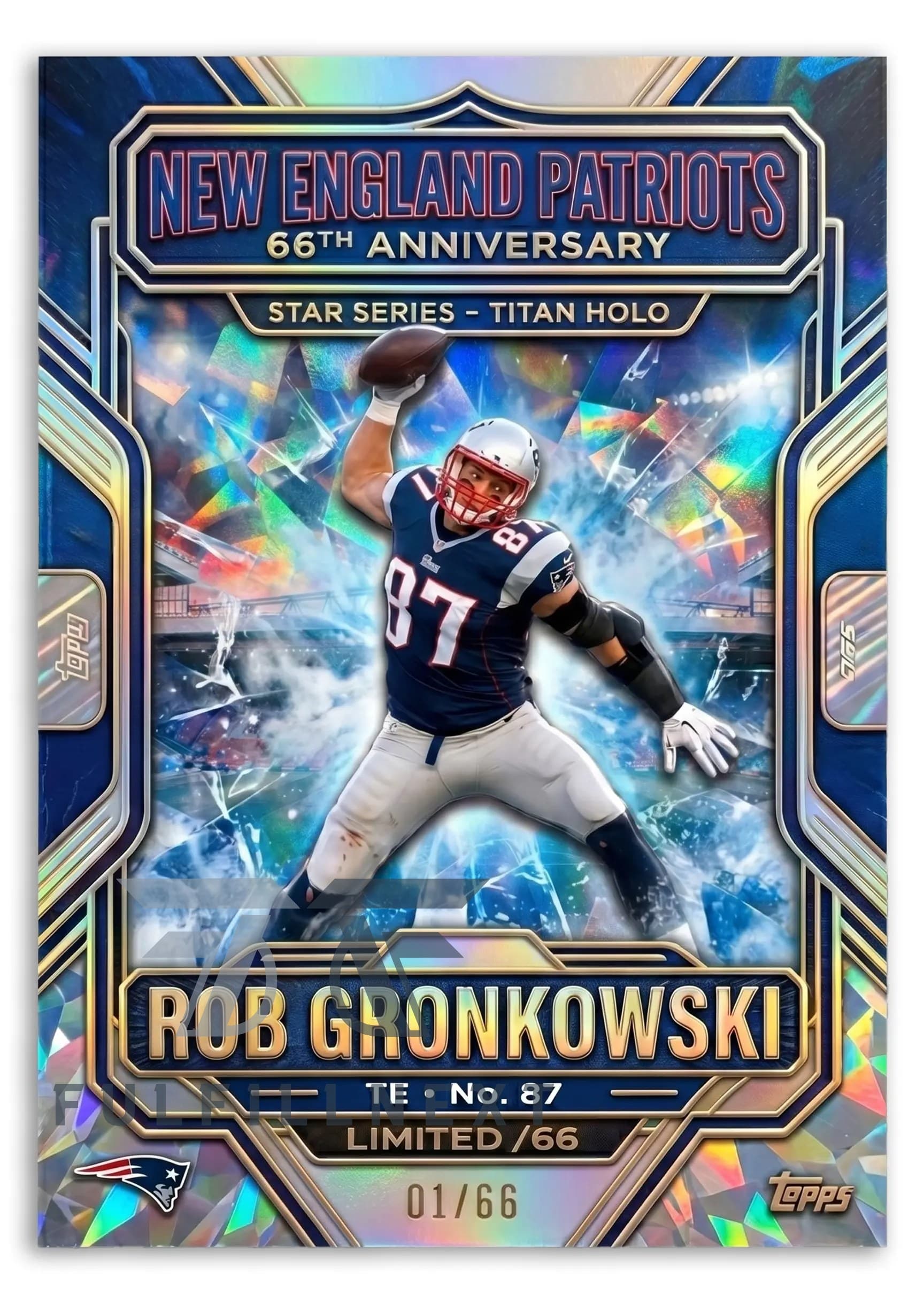 New England Patriots 66th Anniversary Trading Cards - Image 5