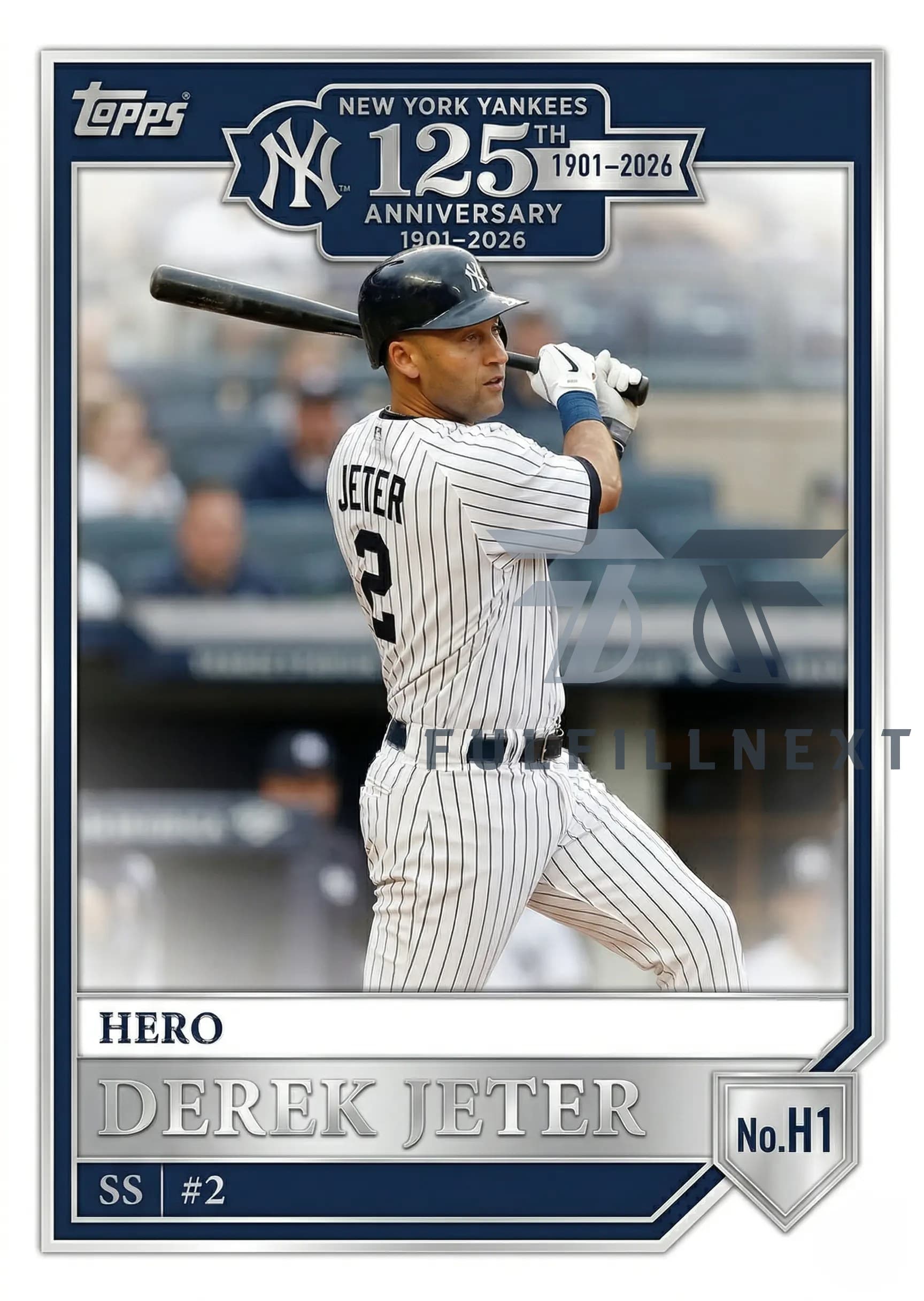 New York Yankees 125th Anniversary Trading Cards - Image 3