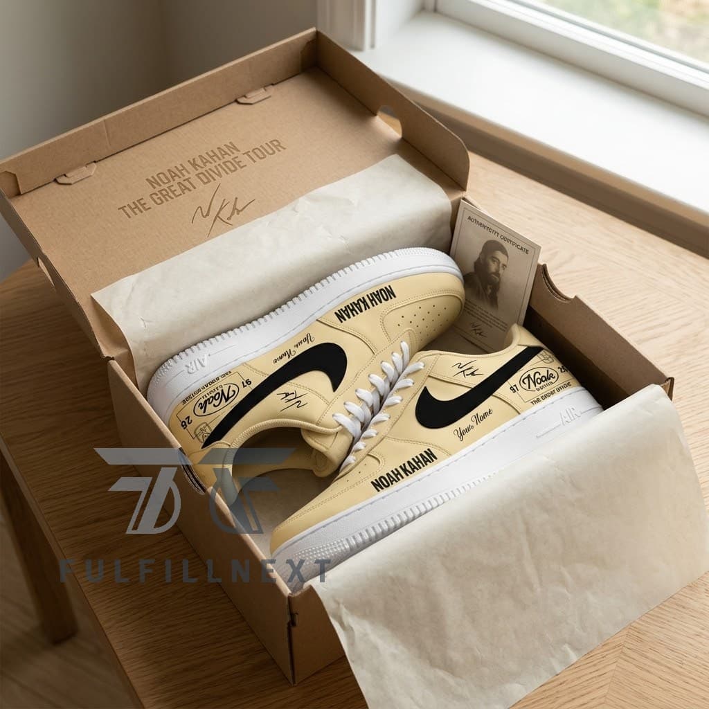 Noah Kahan The Great Divide Tour AF1 Shoes - Image 2