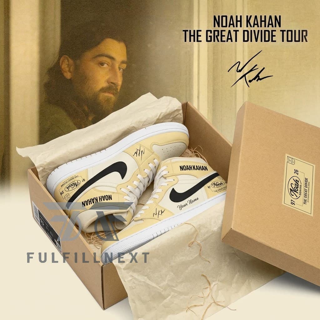Noah Kahan The Great Divide Tour AJ1 Shoes - Image 2