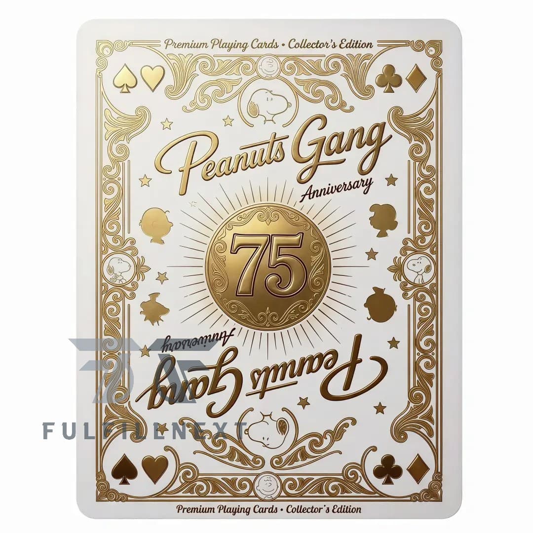 Peanuts Gang 75th Anniversary Playing Cards - Image 6