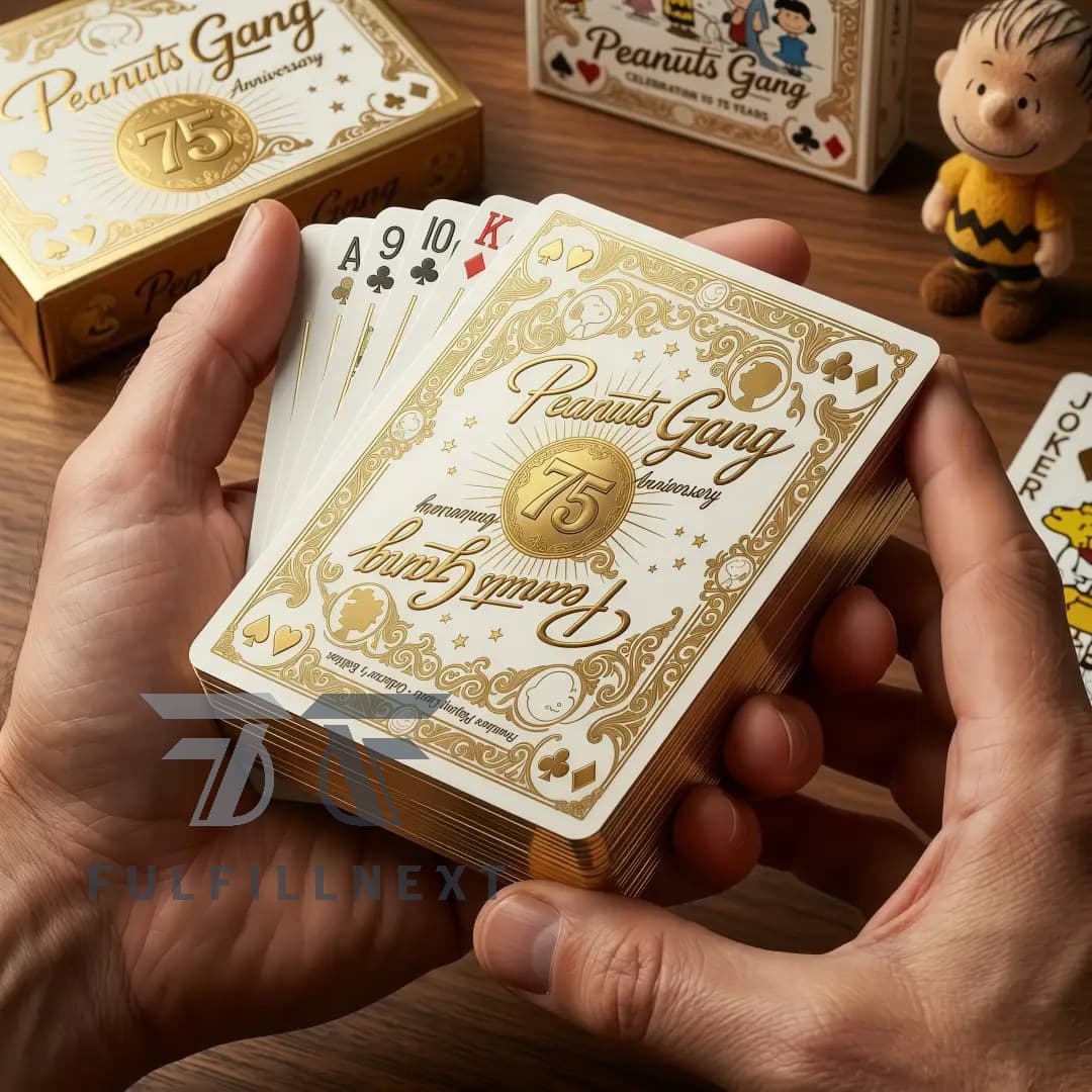 Peanuts Gang 75th Anniversary Playing Cards - Image 8