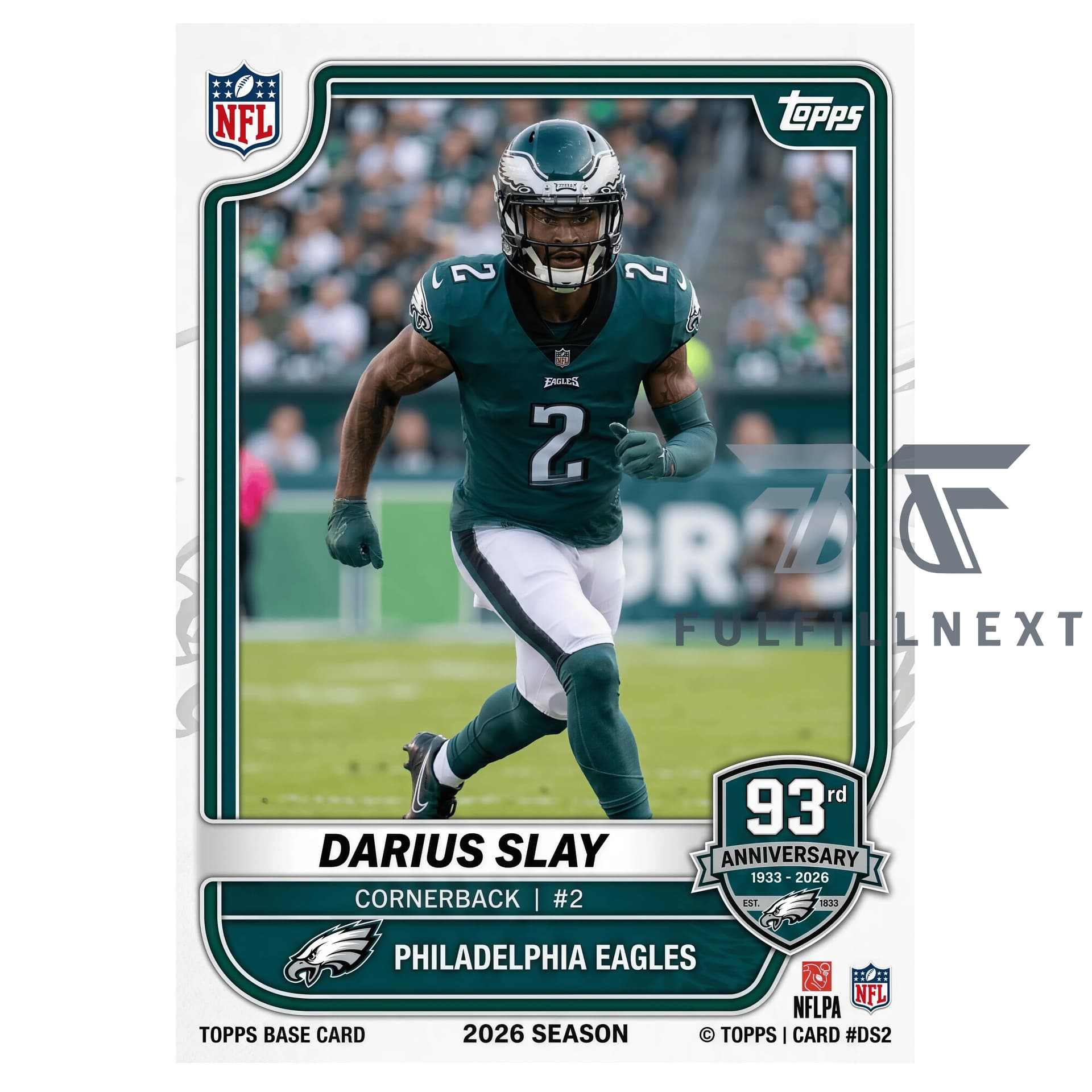 Philadelphia Eagles 93rd Anniversary Trading Cards - Image 6