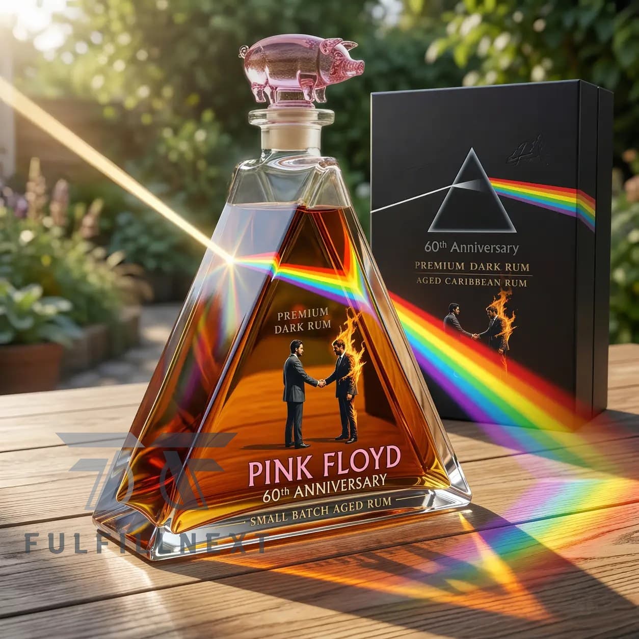 Pink Floyd 60th Anniversary Rum Decanter - Image 1