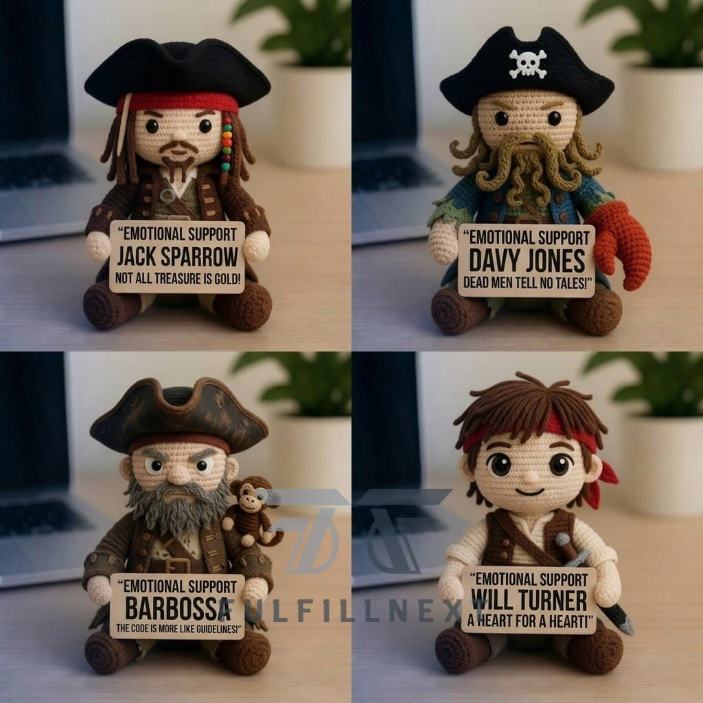 Pirates of the Caribbean Crochet Doll - Image 1