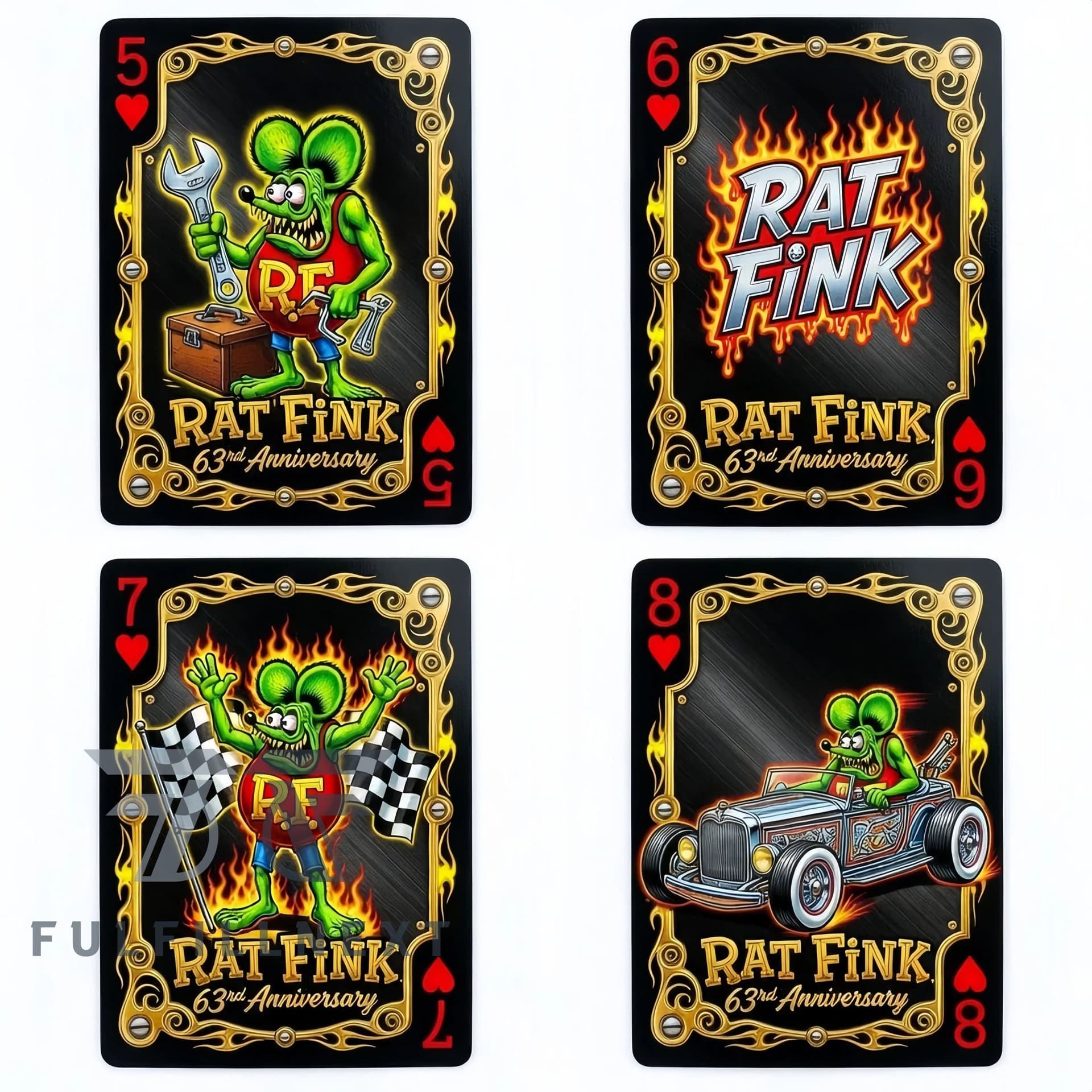 Rat Fink 63rd Anniversary Playing Cards - Image 4