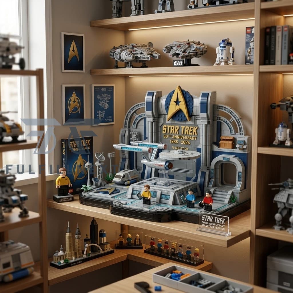 Star Trek 60th Anniversary 1966-2026 Building Bricks Set - Image 3