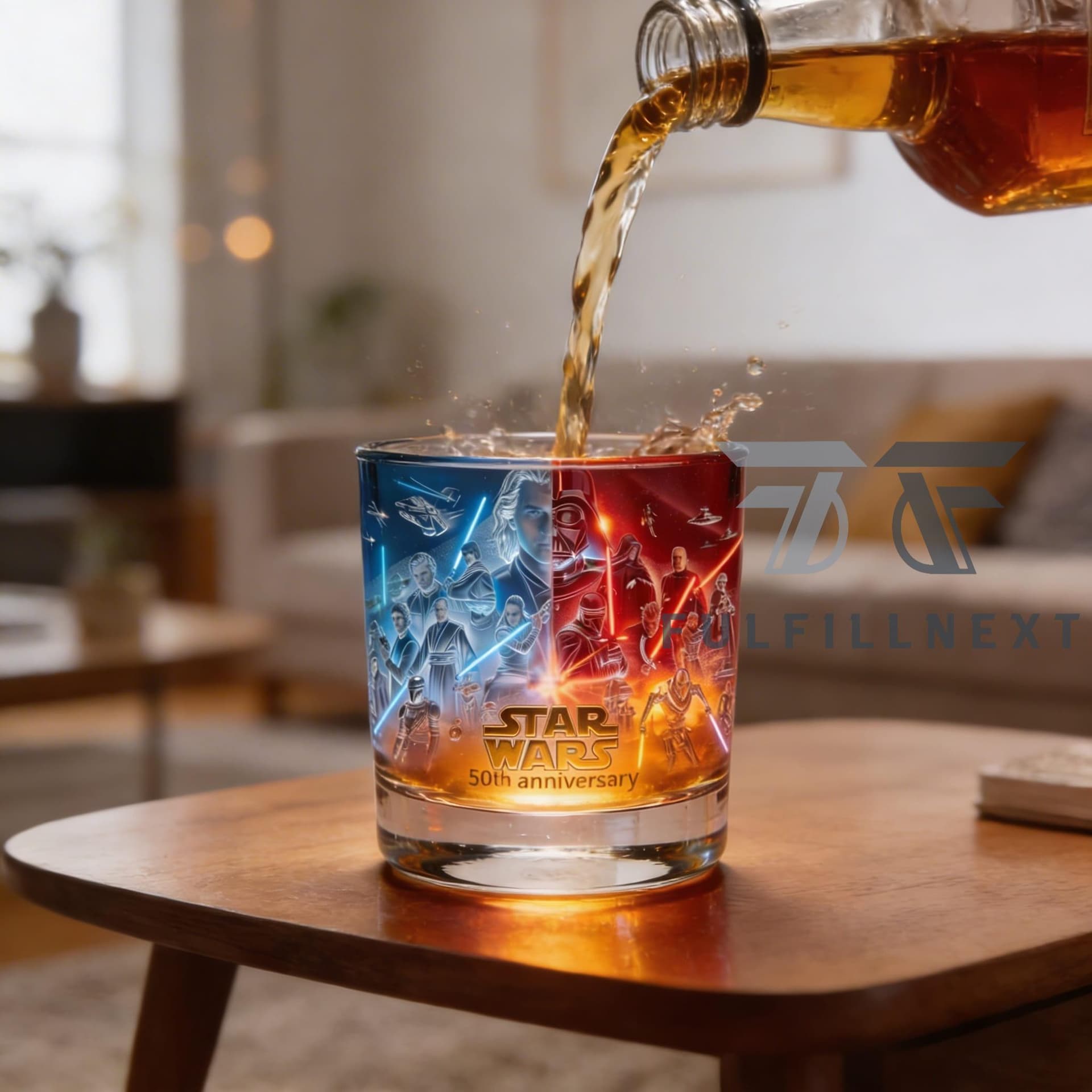 Star Wars 50th Anniversary Whiskey Glass - Image 2