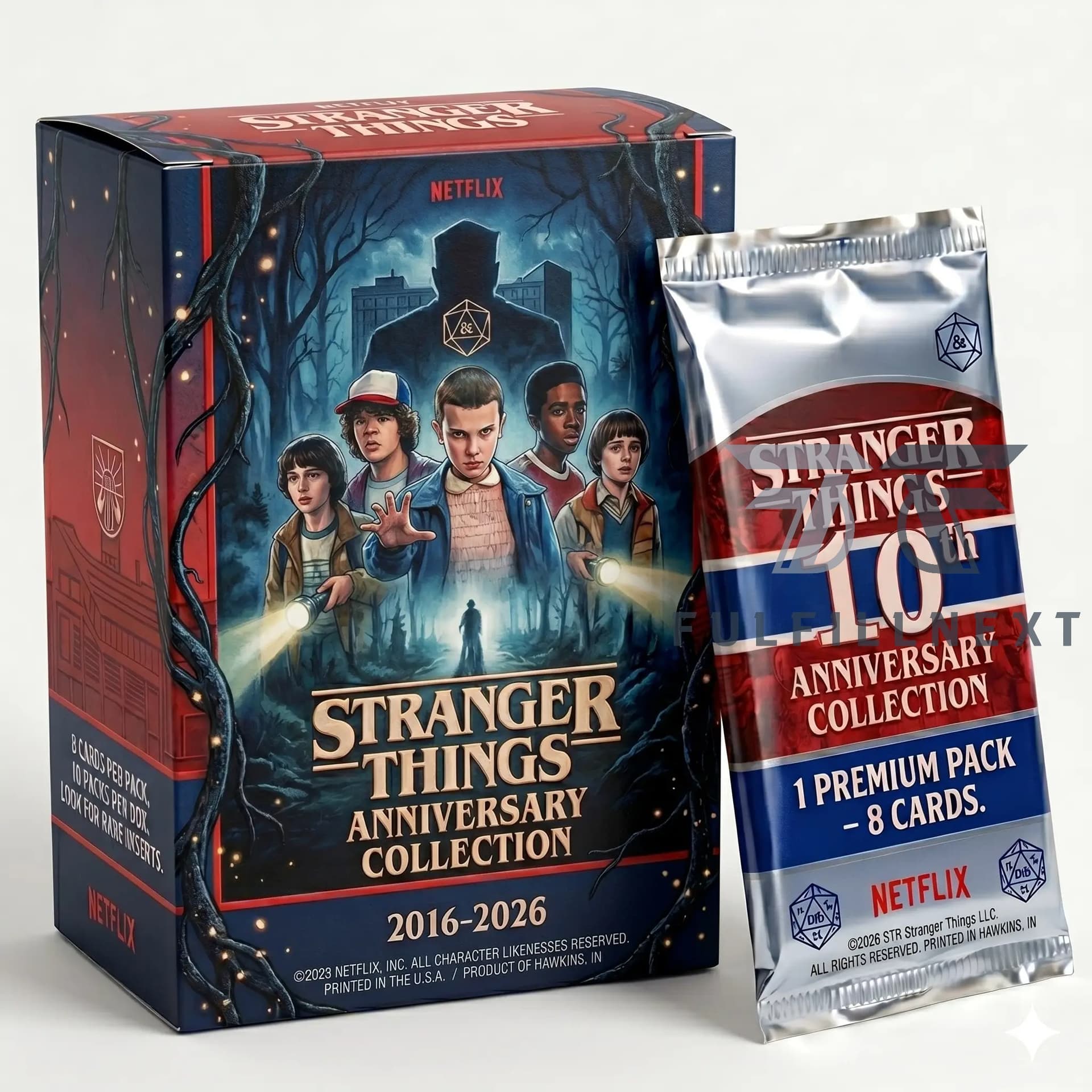 Stranger Things 10th Anniversary Card Collection - Image 1