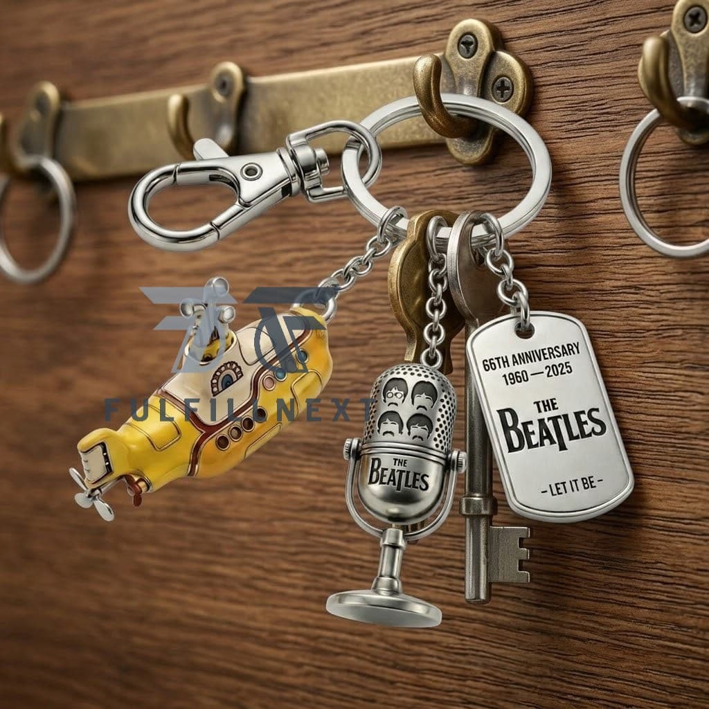 The Beatles 66th Anniversary Submarine Keychain - Image 2