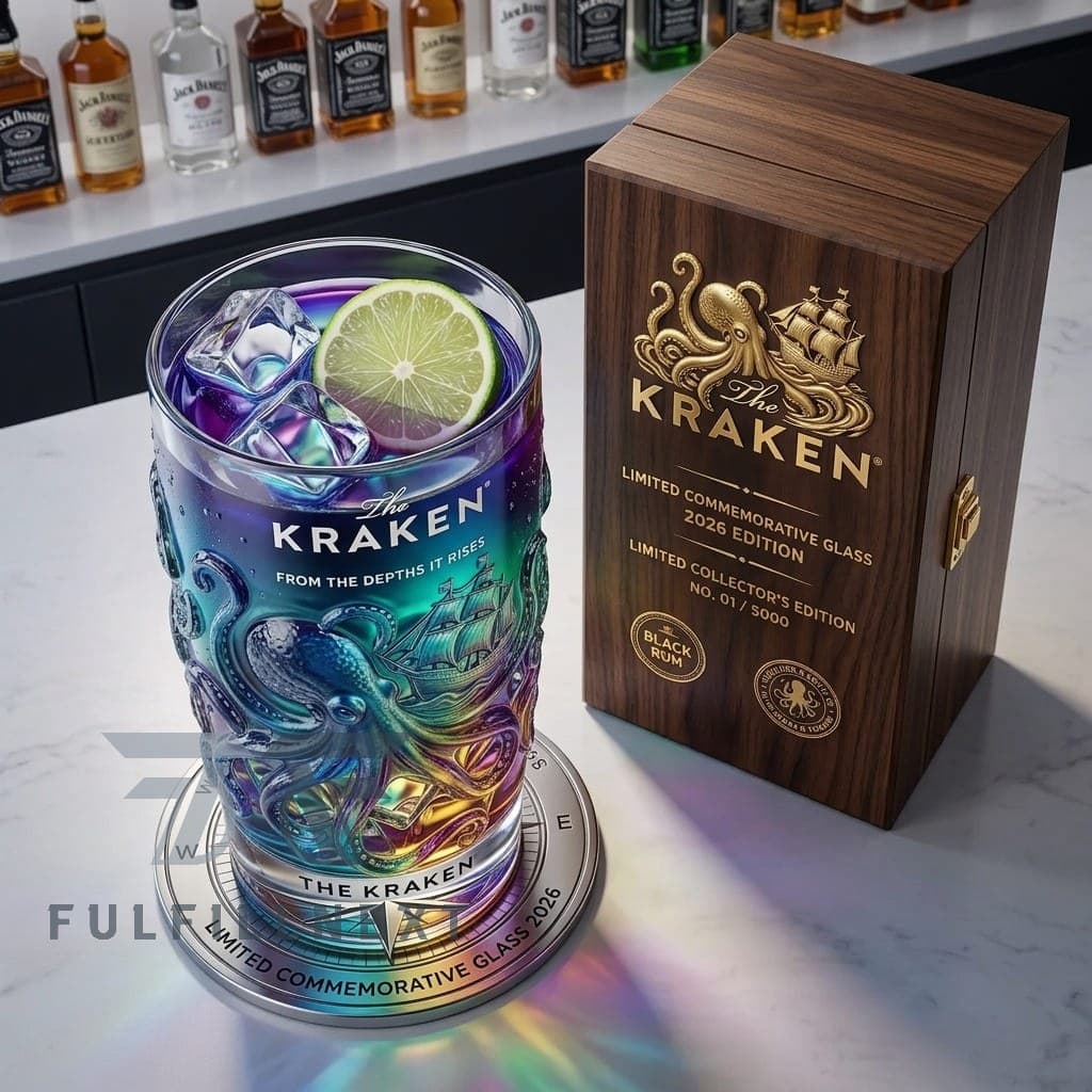 The Kraken Commemorative 2026 Holographic Glass - Image 3