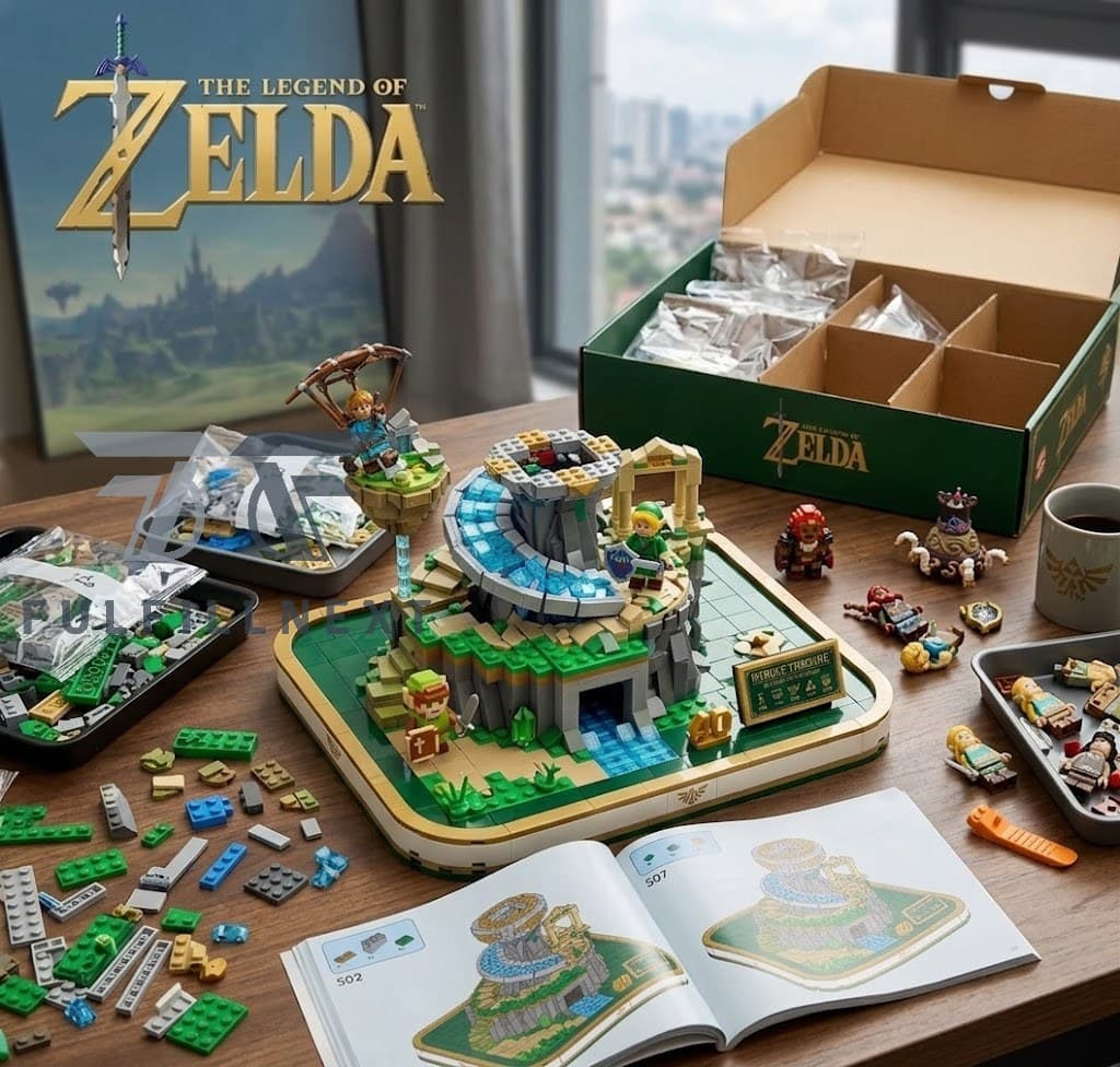 The Legend of Zelda 40th Anniversary Memorial Building Bricks Set - Image 2