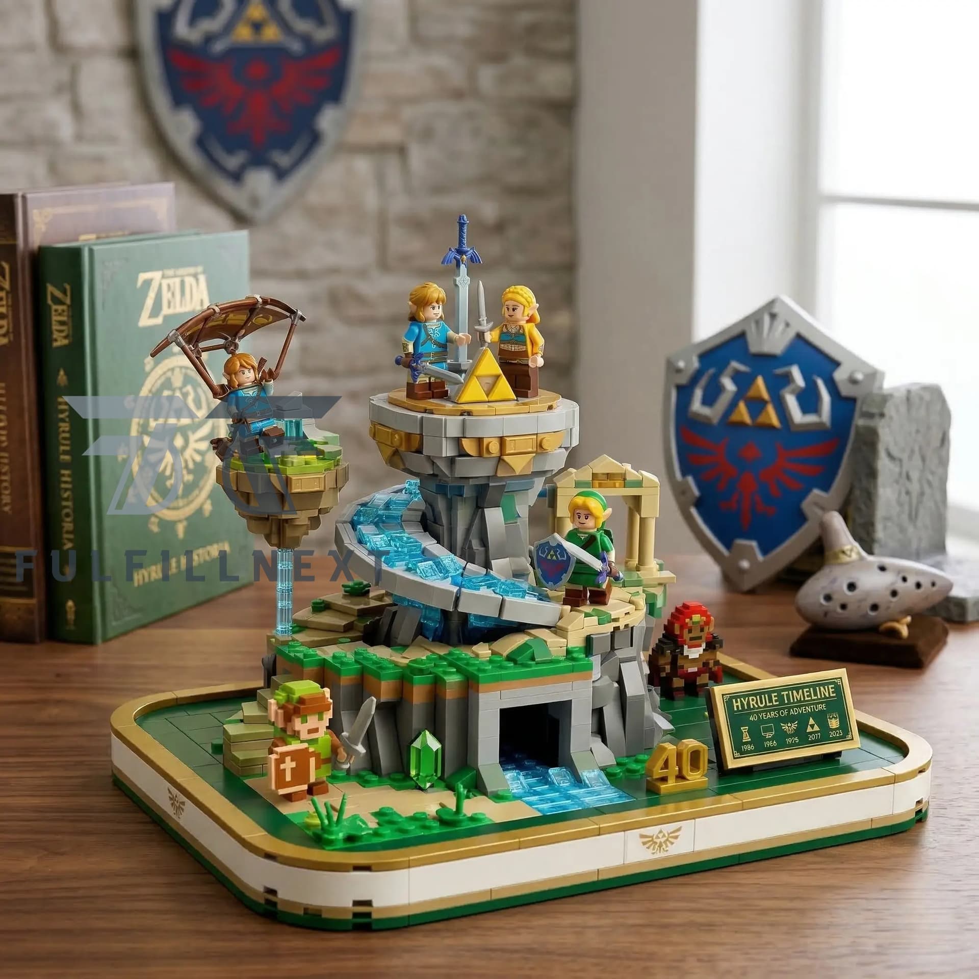 The Legend of Zelda 40th Anniversary Memorial Building Bricks Set - Image 3