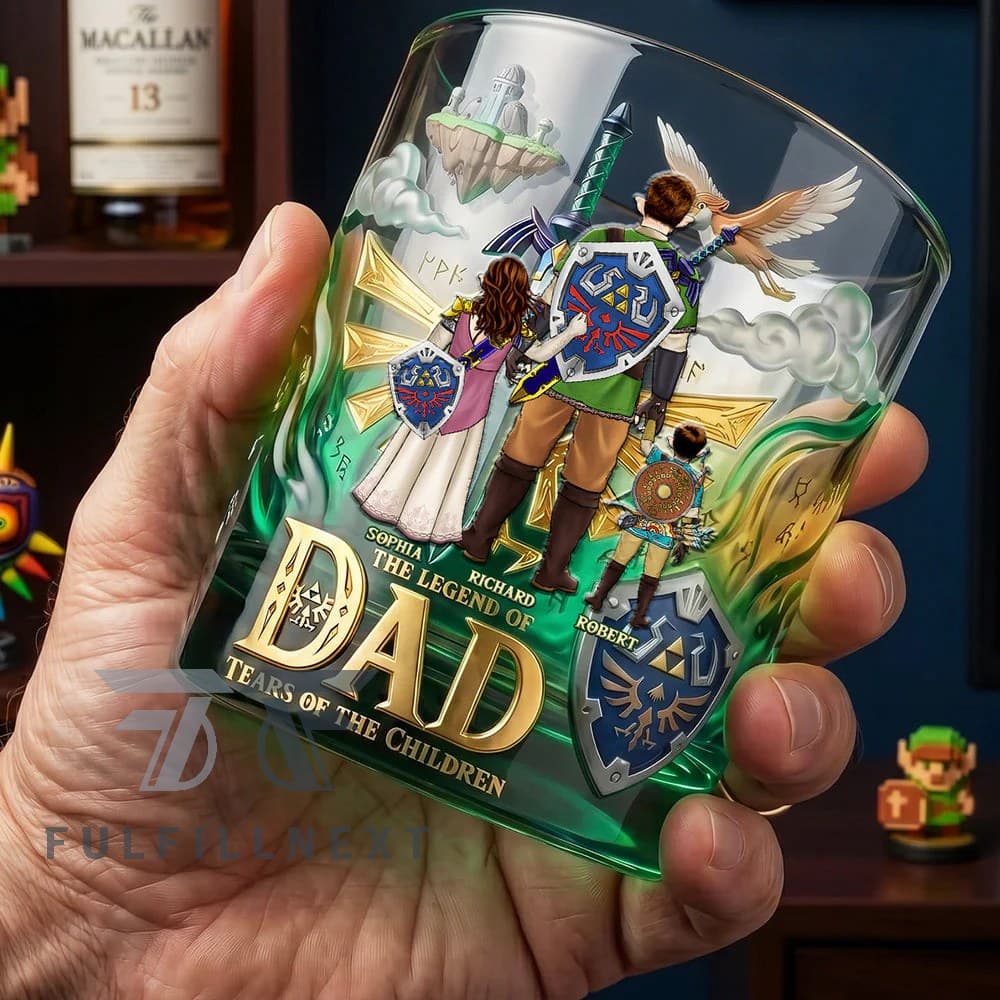 The Legend of Zelda Father's Day 2026 Whiskey Glass - Image 2