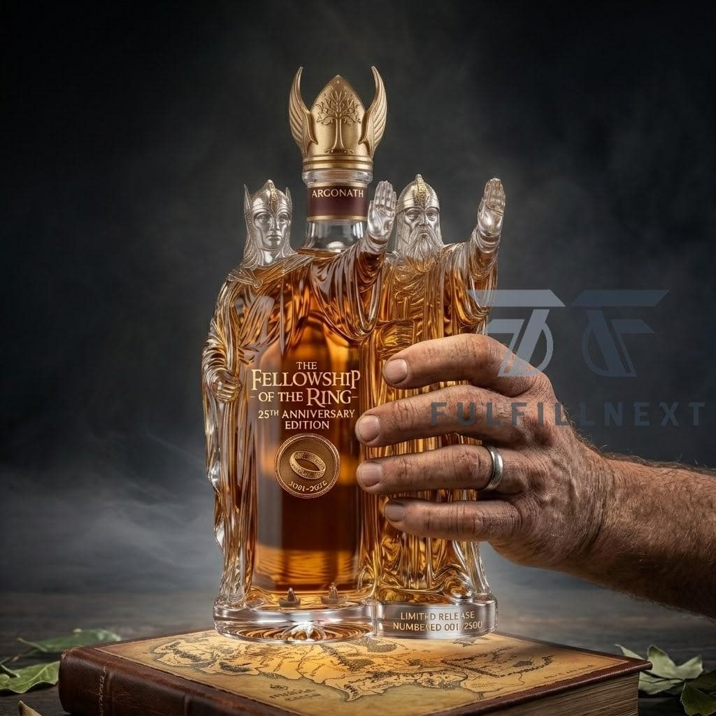 The Lord of the Rings The Fellowship of the Ring 25th Anniversary Whiskey Bottle - Image 2