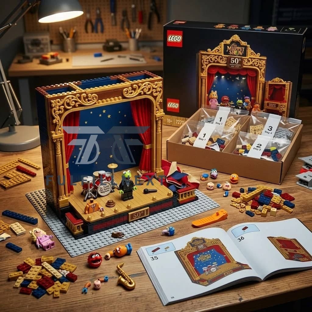 The Muppet Show 50th Anniversary 1976-2036 Building Blocks Set - Image 2