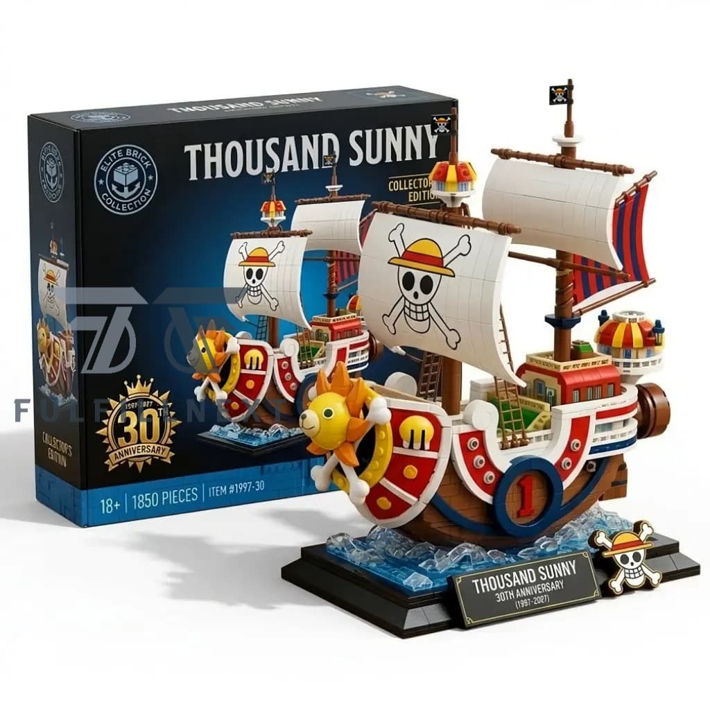 Thousand Sunny 30th Anniversary Building Bricks Set - Image 1