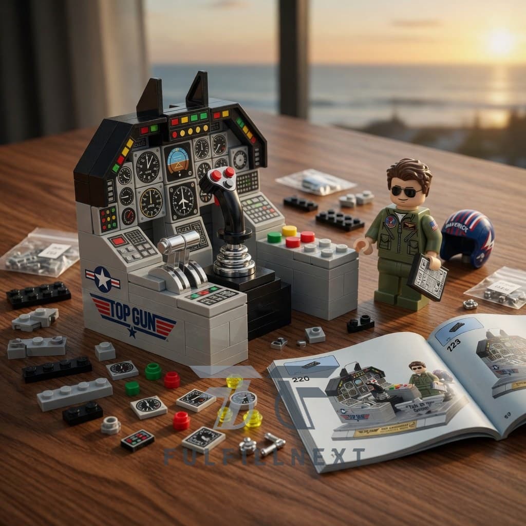 Top Gun 40th Anniversary Building Blocks Set - Image 2