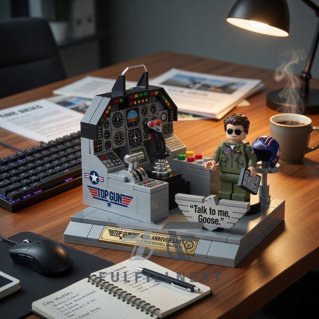 Top Gun 40th Anniversary Building Blocks Set - Image 3