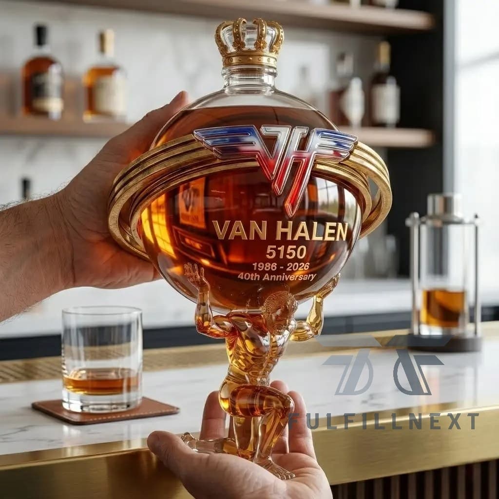 Van Halen 5150 40th Anniversary Whiskey Decanter - Image 2