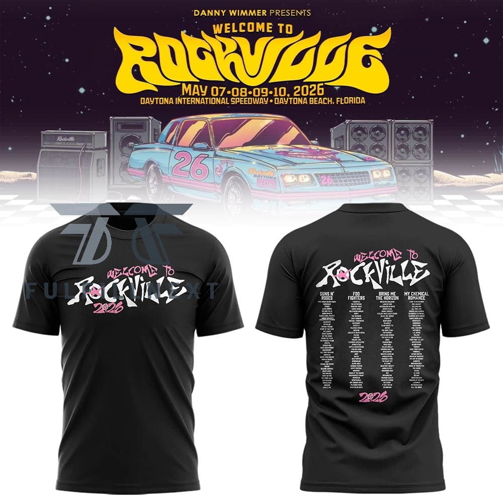Welcome to Rockville 2026 T-Shirt - Image 1