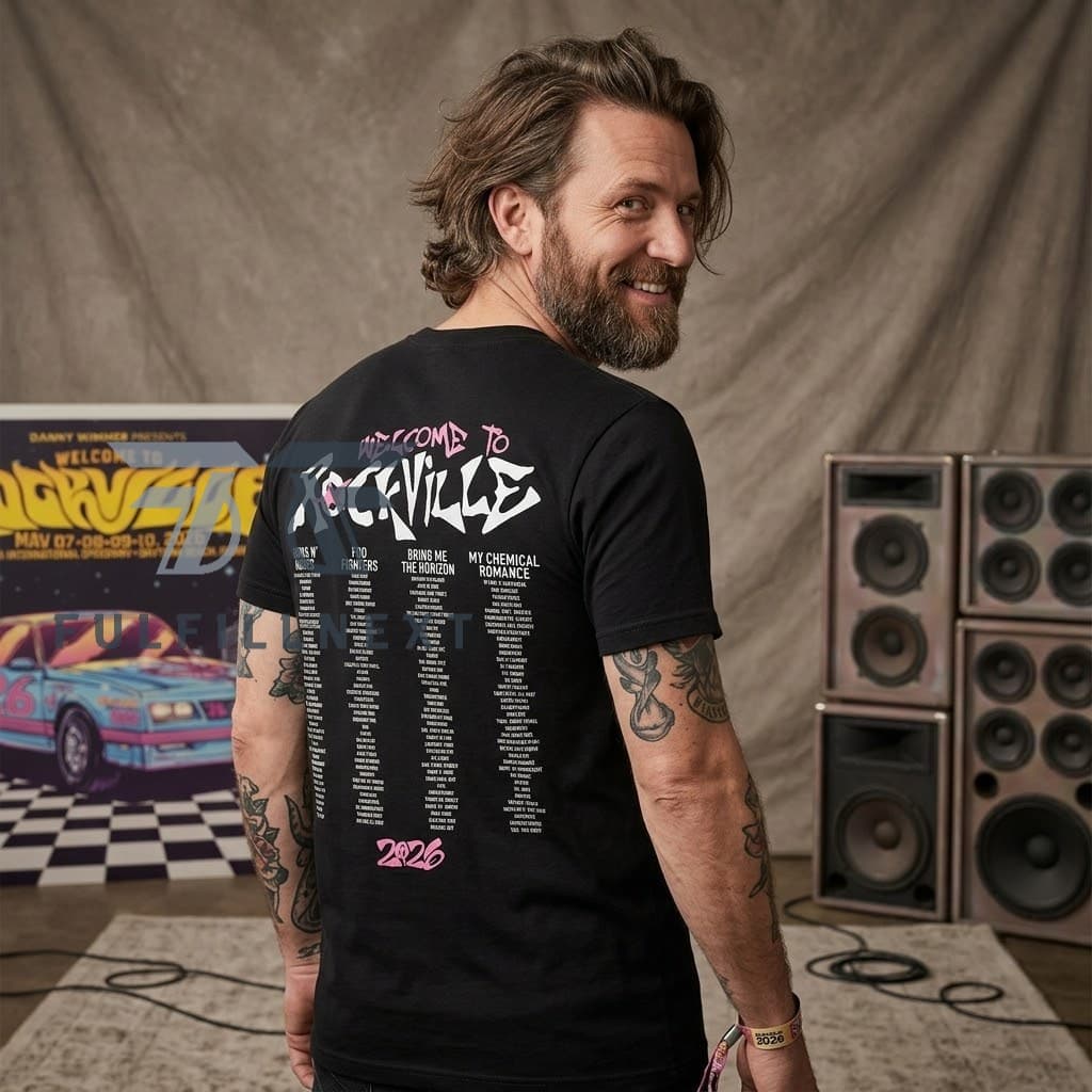 Welcome to Rockville 2026 T-Shirt - Image 3