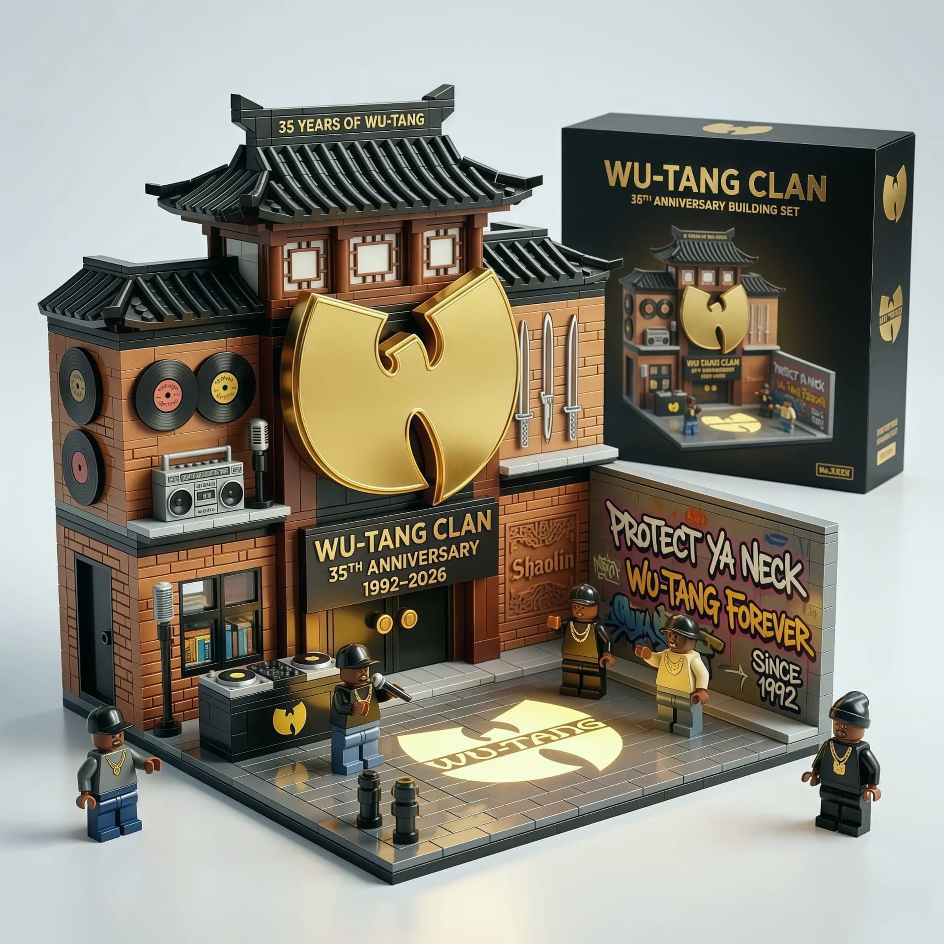 Wu-Tang Clan 35th Anniversary Building Block Set - Image 1