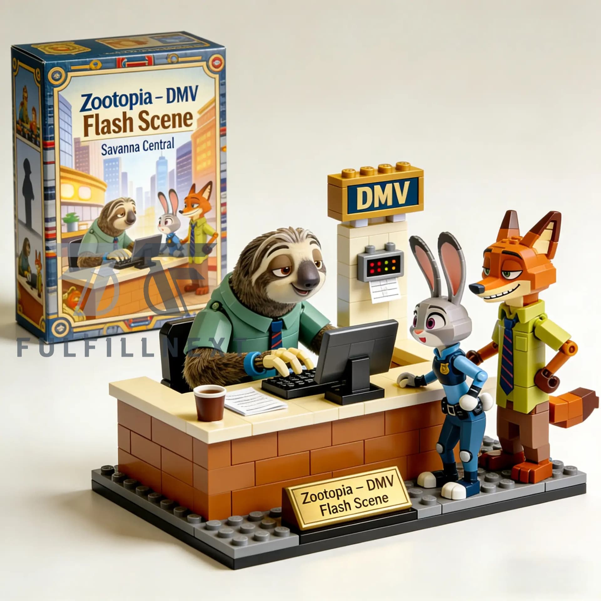 Zootopia Nick & Judy Building Bricks Set - Image 2