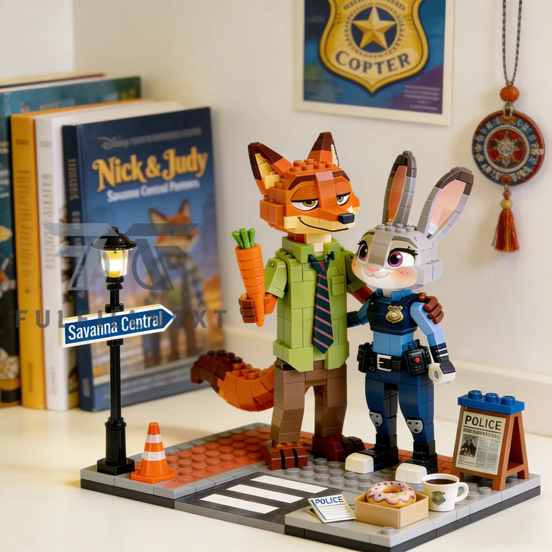 Zootopia Nick & Judy Building Bricks Set - Image 3