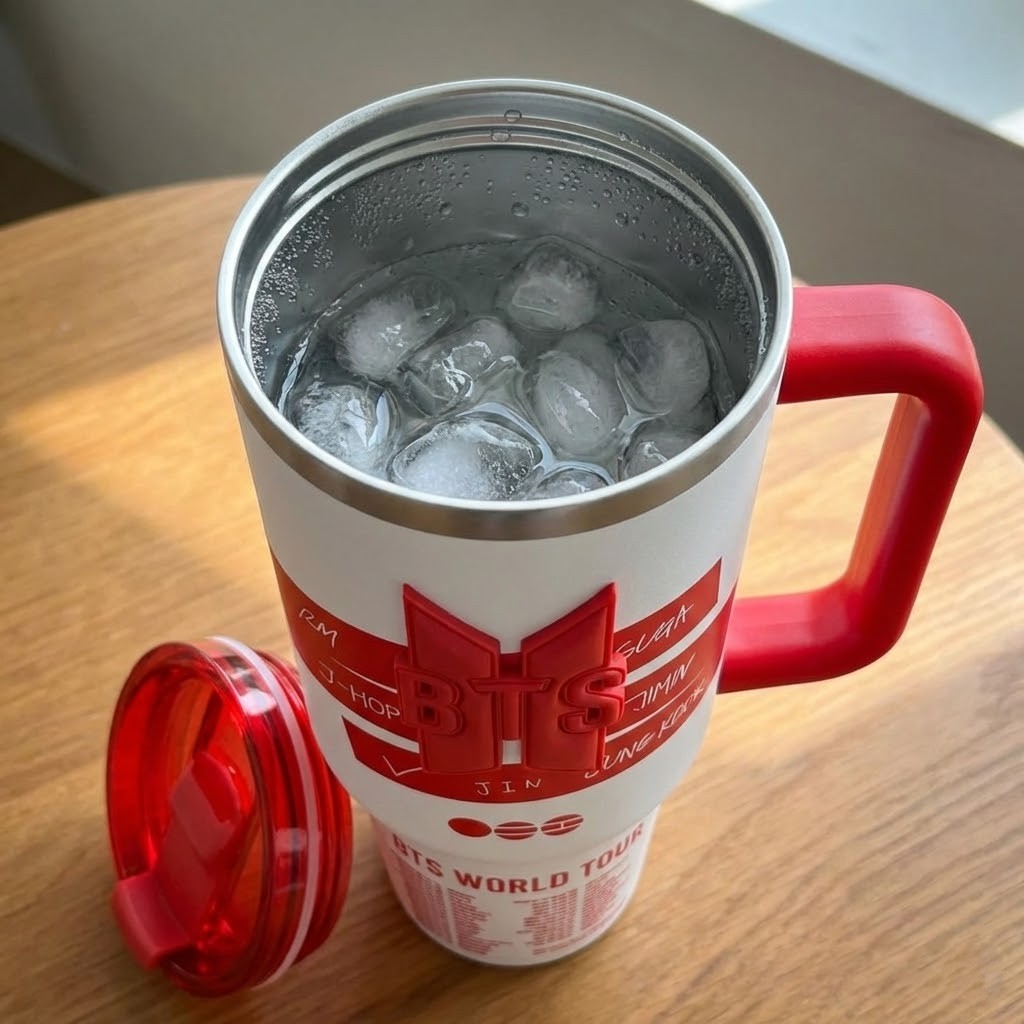 BTS World Tour 2026 Tumbler With Handle - Image 2