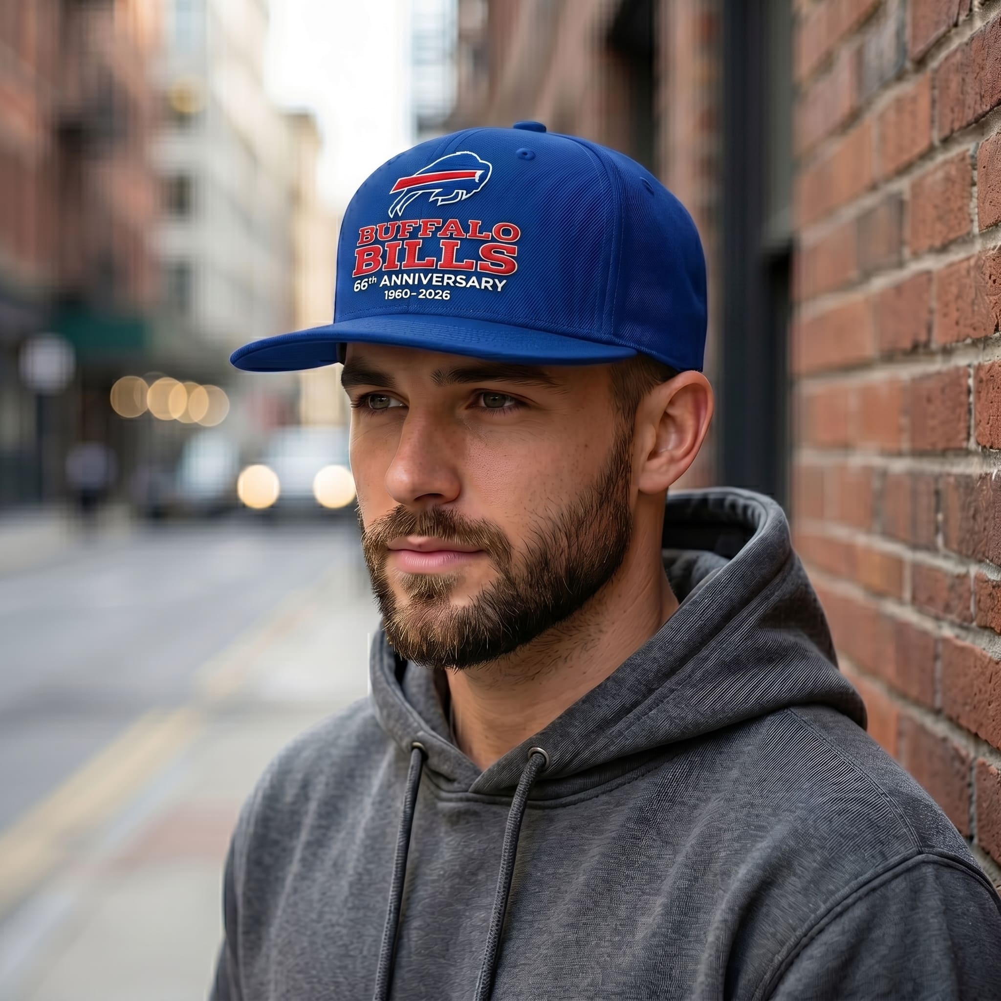 Buffalo Bills 66th Anniversary 1960-2026 Cap - Image 2