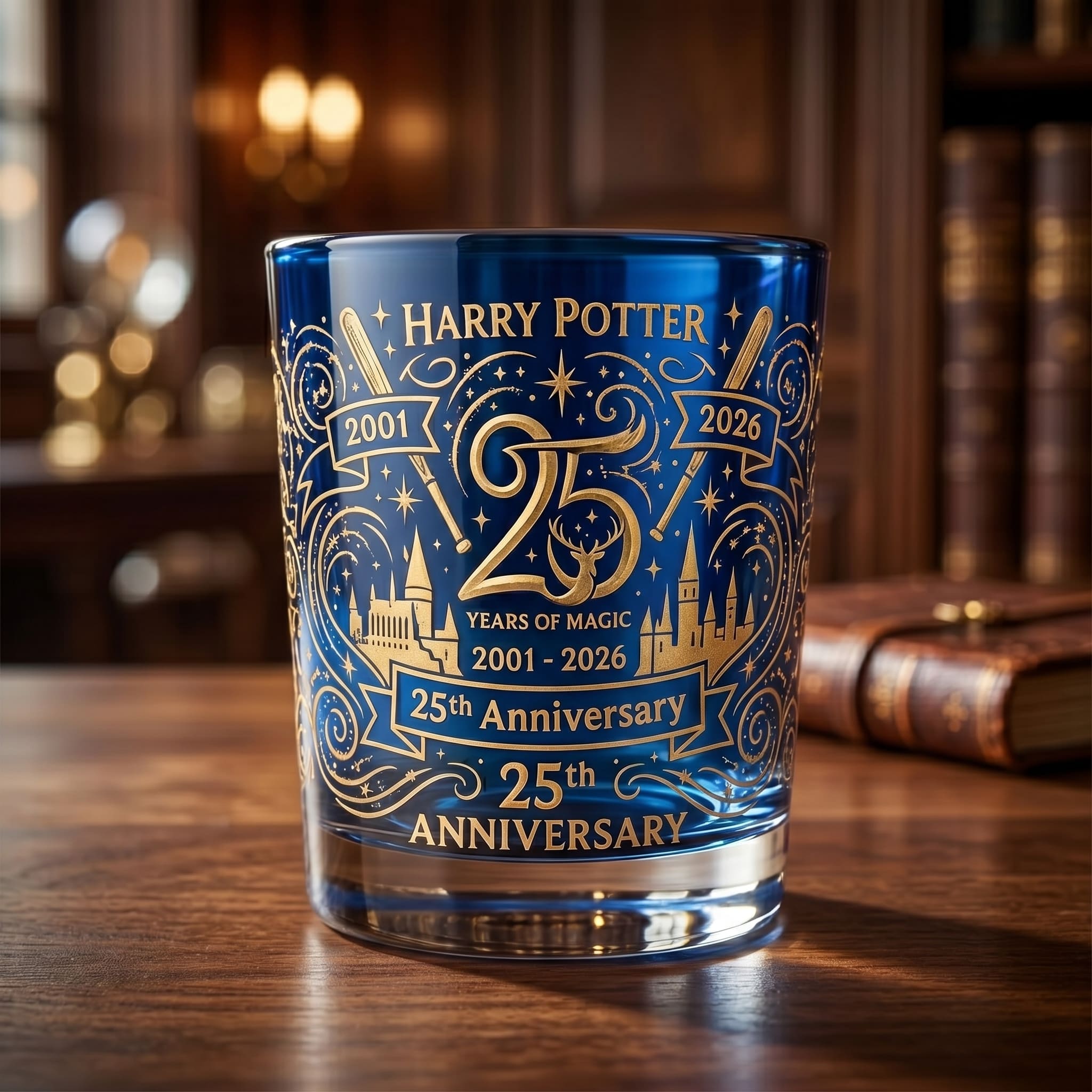 Harry Potter 25th Anniversary Whiskey Glass - Image 2