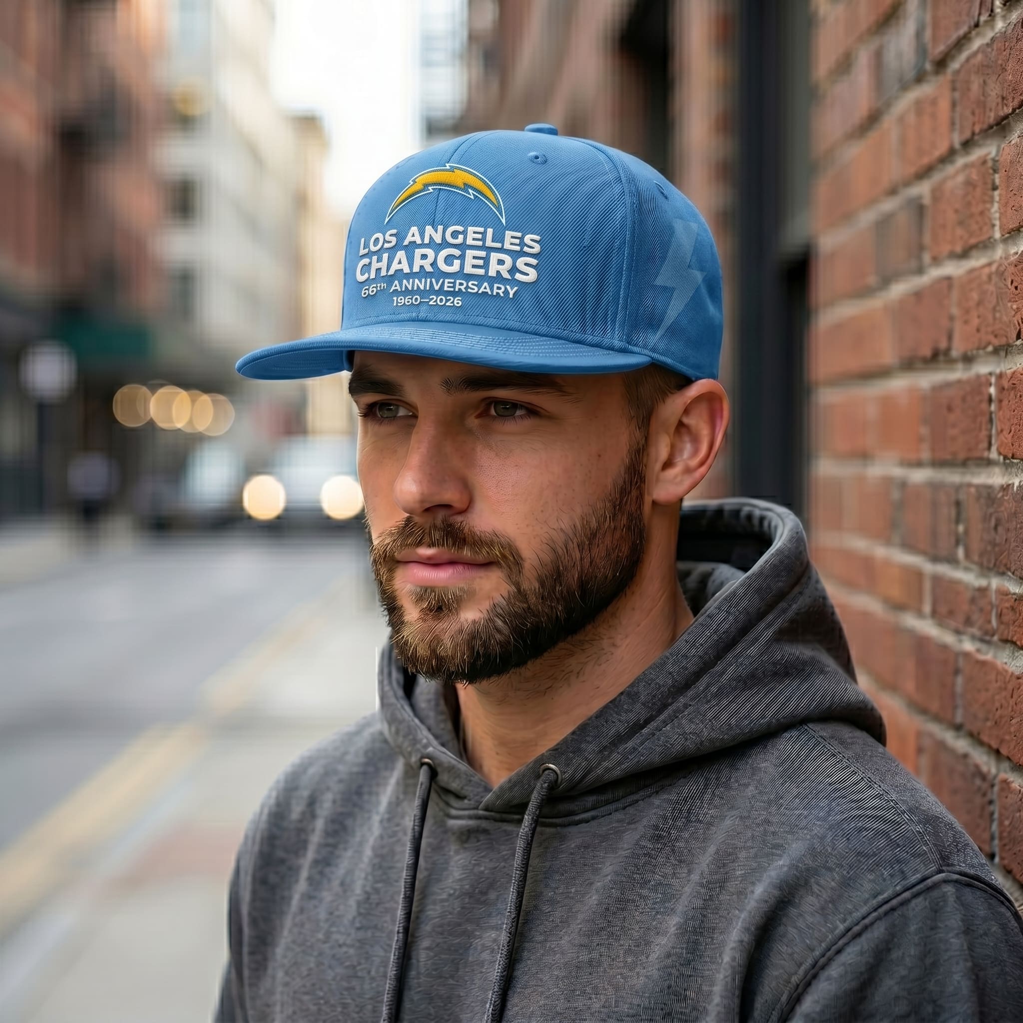 Los Angeles Chargers 66th Anniversary 1960–2026 Cap - Image 2